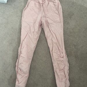 Pink lululemon joggers
